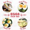 81TCumy2OBL._AC_SL1500_-1 DASH Rapid Egg Cooker: 6 Egg Capacity Electric Egg Cooker for Hard Boiled Eggs, Poached Eggs, Scrambled Eggs, or Omelets with Auto Shut Off Feature - Black