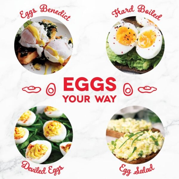 81TCumy2OBL._AC_SL1500_-1 DASH Rapid Egg Cooker: 6 Egg Capacity Electric Egg Cooker for Hard Boiled Eggs, Poached Eggs, Scrambled Eggs, or Omelets with Auto Shut Off Feature - Black