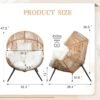 81eOczVNj2L._AC_SL1500_ Vongrasig Egg Chair Review Cozy Outdoor Patio Lounge with Durable PE Rattan Design