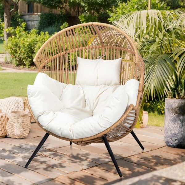 81qVn2IonSL._AC_SL1500_ Vongrasig Egg Chair Review Cozy Outdoor Patio Lounge with Durable PE Rattan Design